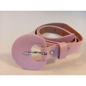 Pink round belt size S super feminine coquette summer girl sweet.